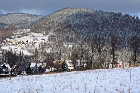 Zawoja - zima fotografia krajobraz - zdjęcia